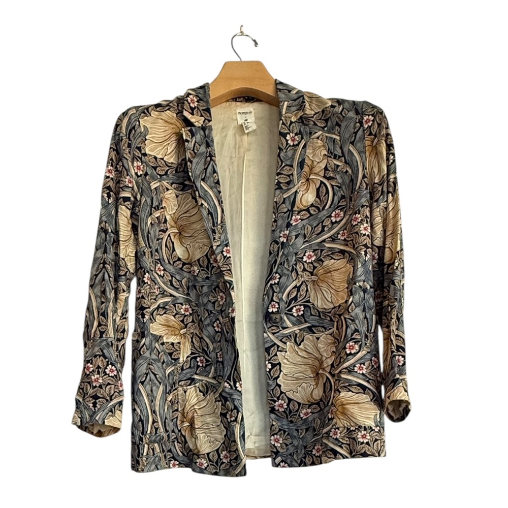 H&M Multicolor Floral Oversized Women's Blazer